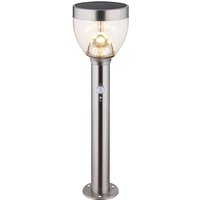 Solar Light Outdoor Bollard Stainless Steel IP44 LED 3000K