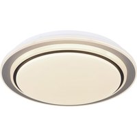 Foppa Decorative Flush Ceiling Light White Matt LED Dimmable 2700-6500K Remote Control Timer