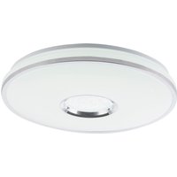Rena Integrated LED Semi Flush Ceiling Light White LED Dimmable 3000-6500K Remote Control Timer