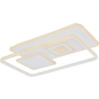 Roderick 44x65cm Integrated LED Semi Flush Ceiling Light White LED Dimmable 3000-6000K Remote Control