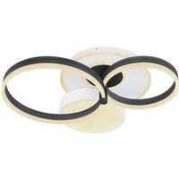Jack Integrated LED Semi Flush Ceiling Light White Matt 4x LED Dimmable 2700-6000K Remote Control Tuya Smart