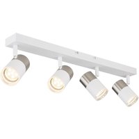 Brisbon Ceiling Spotlight Bar White Matt 4x GU10