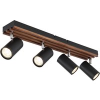 Kayden Ceiling Spotlight Bar Matt Black 4x GU10
