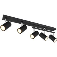 Robby Ceiling Spotlight Bar Matt Black 5x GU10