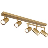 Robby Ceiling Spotlight Bar Gold Colours Brushed 5x GU10