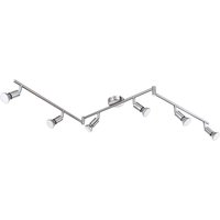 Matrix Ceiling Spotlight Bar Nickel Matt 6x GU10 3000K