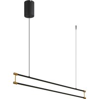 Kayson 84cm Pendant Ceiling Light Matt Black LED 3000K
