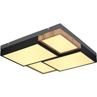 Gundi 60cm Integrated LED Semi Flush Ceiling Light White Matt LED 3000K