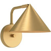 Alora Mood Remyck Dome Wall Lamp Contemporary Brushed Gold 1x E27