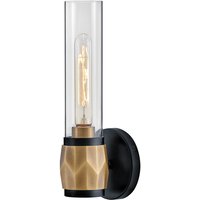 Hinkley Ellison Bathroom Wall Lamp Contemporary Black, Heritage Brass IP44 1x E27