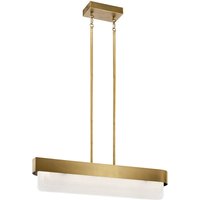 Kichler Serene LED Pendant Ceiling Light Contemporary Natural Brass 3000K