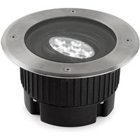 Gea Power LED 9 Light Round Recessed Floor Light Stainless Steel Aisi 316 IP67 - Special Offer
