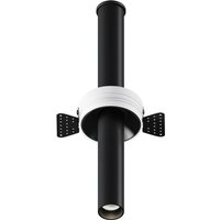 Focus T 30cm Trimless Recessed Downlight Black 3000K 460lm