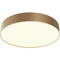Zon Flush Ceiling Light Matte Gold 3000K 2880lm