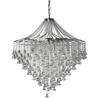 Dorchester 7 Light Chandelier Chrome Finish, E14