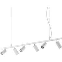 Dynamite Indoor Spotlight Ceiling Pendant Lamp 6 Lights White, GU10