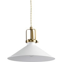 Eris-3 Indoor Dome Ceiling Pendant Lamp 1 Light White, E27