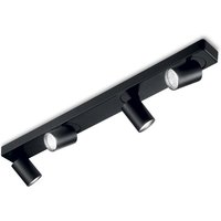 Rudy Indoor 4 Lights Ceiling Spotlight Lamp Black, GU10