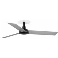 Cruiser Recessed 106cm Ceiling Fan Matt Black, Aluminium Blades