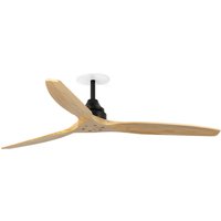 Alo Recessed 152cm Ceiling Fan Matt Black, Pine Blades