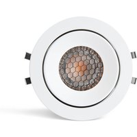 Kivi White Orientable Recessed 7W 3000K 36° Ip44