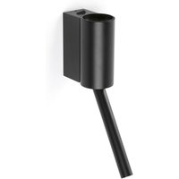 Dante LED Reading Wall Light Matt Black 5W/3W 2700K