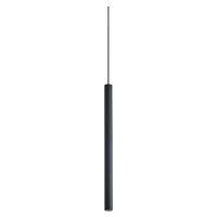 Look 25cm Slim Pendant Ceiling Light Black 1x LED 220lm 3000K