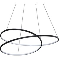 Oz Integrated LED Pendant Ceiling Light Black 8300lm 3000K
