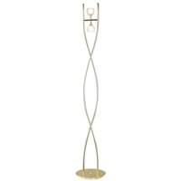 Dali Floor Lamp 2 Light G9, Polished Brass