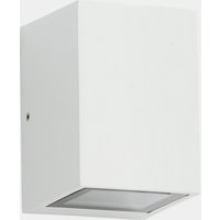 Afrodita Outdoor Wall Down Lamp White GU10 8W IP55