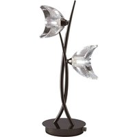 Eclipse Table Lamp 2 Light G9, Black Chrome