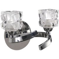 Net Lighting Ice Wall Lamp Switched 2 Light G9 ECO Polished Chrome