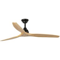 Alo Large Black, Wood DC Ceiling Fan 6 Speed
