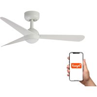 Sfera Small 3 Blade Ceiling Fan Matt White Tuya Smart System