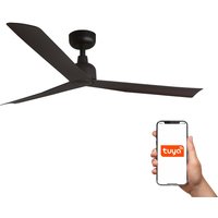 Marine Medium 3 Blade Ceiling Fan Dark Brown Tuya Smart System