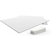 X2 LED Panel 595 x 595mm 42W 6400K (White Frame) (1, 1)