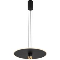 Nomada 48cm Pendant, 33W LED, 3000K, 1000lm, Sand Black/Painted Gold, 3yrs Warranty