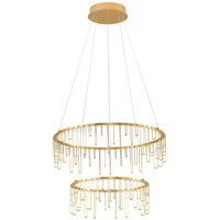 Stellar 65cm Integrated LED Pendant Ceiling Light Gold Triac Dimmable LED 41W 3317lm 3000K
