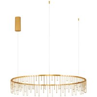 Stellar 100cm Integrated LED Pendant Ceiling Light Gold Triac Dimmable LED 36W 3116lm 3000K