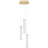 Pheme Cluster Pendant Ceiling Light Brushed Gold Triac Dimmable LED 13W 910lm 3000K