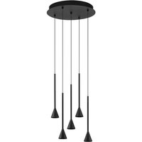 Net Cluster Pendant Ceiling Light Black Triac Dimmable LED 27W 1301lm 3000K