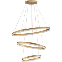 Adria 80cm Integrated LED Pendant Ceiling Light Brass Gold Triac Dimmable LED 97W 5820lm 3000K