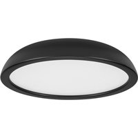 Felicia 45cm Flush Ceiling Light Sandy Black Triac Dimmable LED 25W 1765lm 3000K