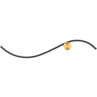 Kima II Integrated LED Wall Lamp Sandy Black, Gold LED 14W 880lm 3000K
