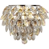 Coniston Wall Lamp, 1 Light E14, Polished Chrome, Crystal