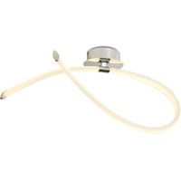 Armonia Semi Flush Ceiling Medium Loop, 25W LED, 3000K, 1875lm, Polished Chrome, Frosted Acrylic