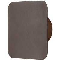 Altona Magnetic Base Wall Lamp, 12W LED 3000K 498lm, 15cm Square, Coffee