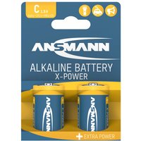 ANSMANN 5015623 Alkaline Batterie Baby C, X-Power, 7500mAh, 2er-Pack ANSMANN 5015623 Alkaline Batterie Baby C, X-Power, 7500mAh, 2er-Pack