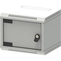 Triton RBA-04-CS3-CAX-C1 10 Wandschrank 4HE, mit Vollblechtür, grau