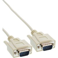 InLine® Serielles Kabel, 9pol Stecker / Stecker, vergossen, 1:1 belegt, 5m
